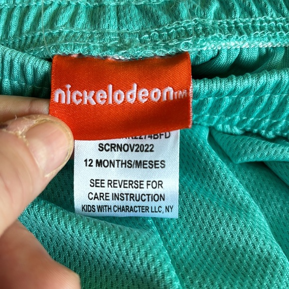 NWT Nickelodeon Paw Patrol Shorts Set Pink SS Tee Green Shorts 12M Pawsome Dogs - Picture 1 of 16